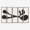 Organic Shape I Wall Art (Set Of 5) By FHAS Inhouse