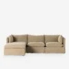 Costello Slipcover Sofa With Ottoman