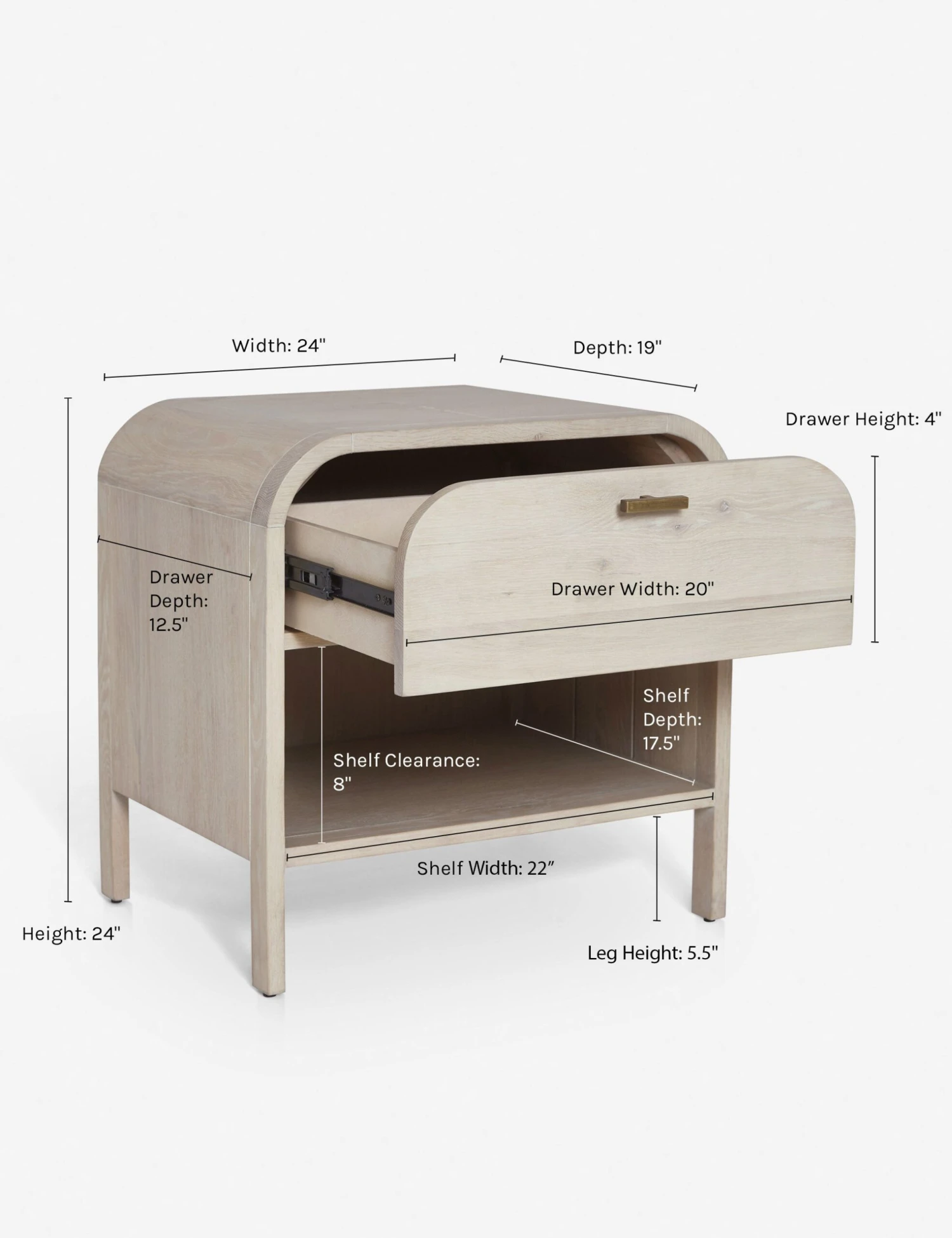 Brooke Nightstand - Image 9