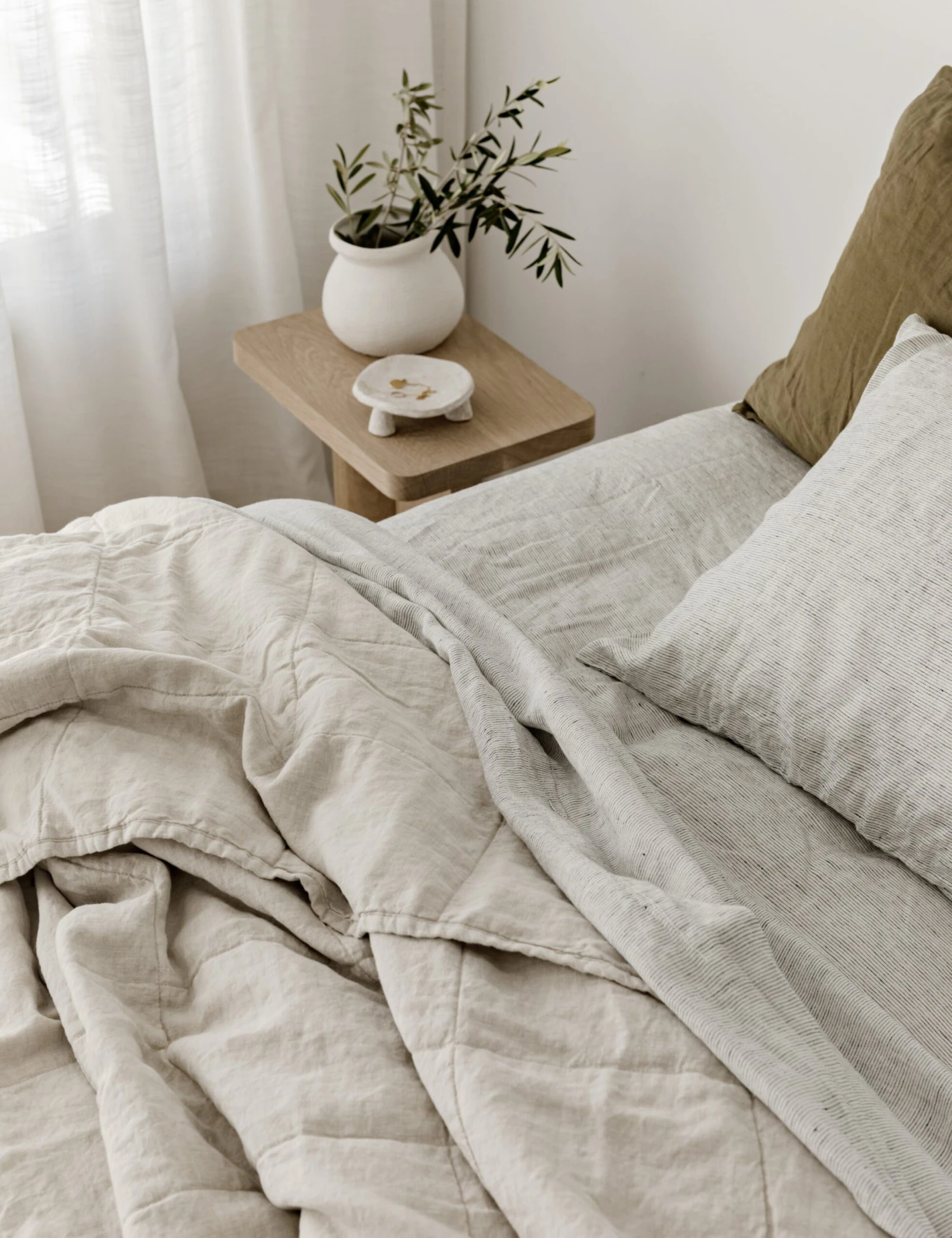 European Flax Linen Sheet Set By Cultiver - Image 16