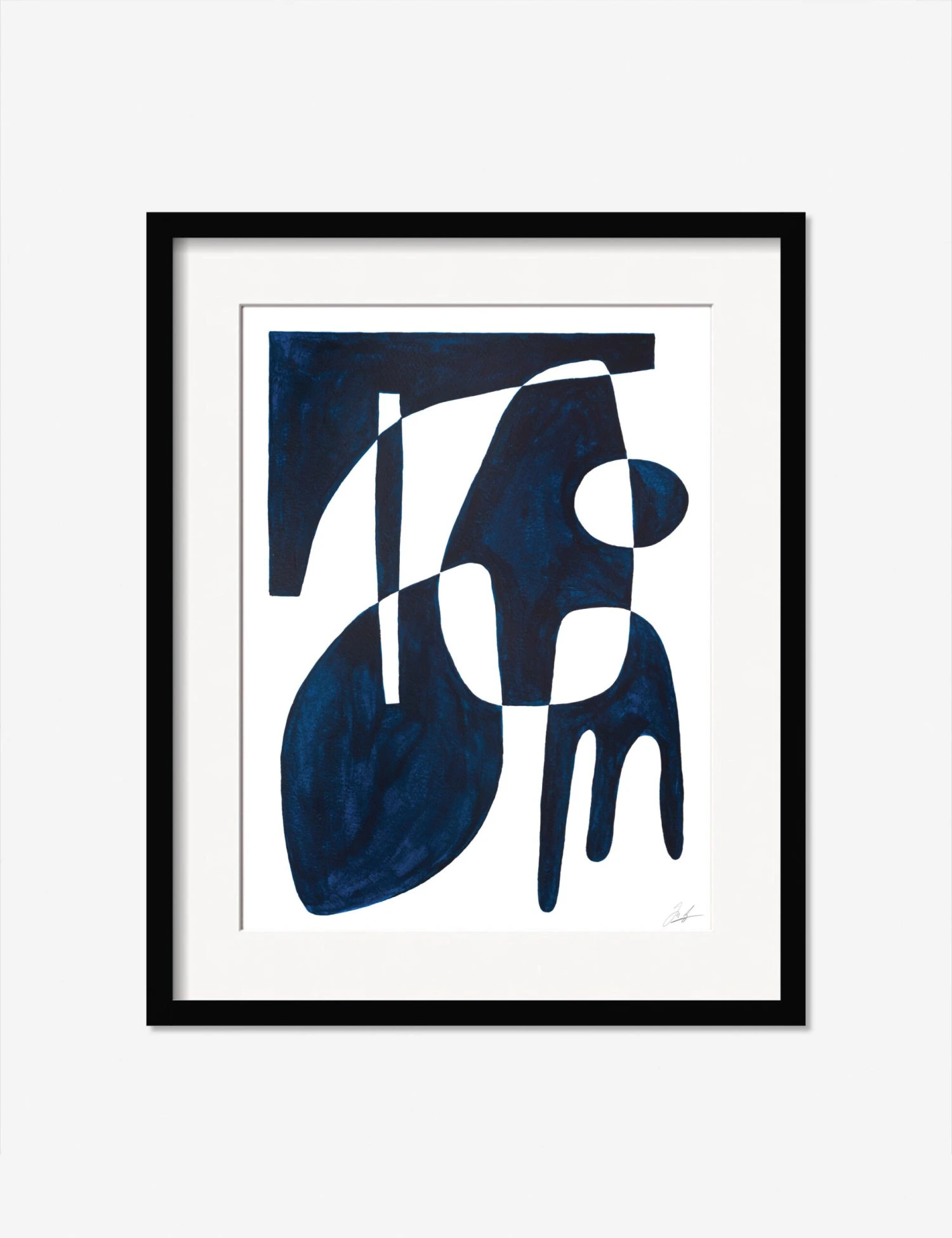 Contrasts Blue Print By Jan SkácelÃk