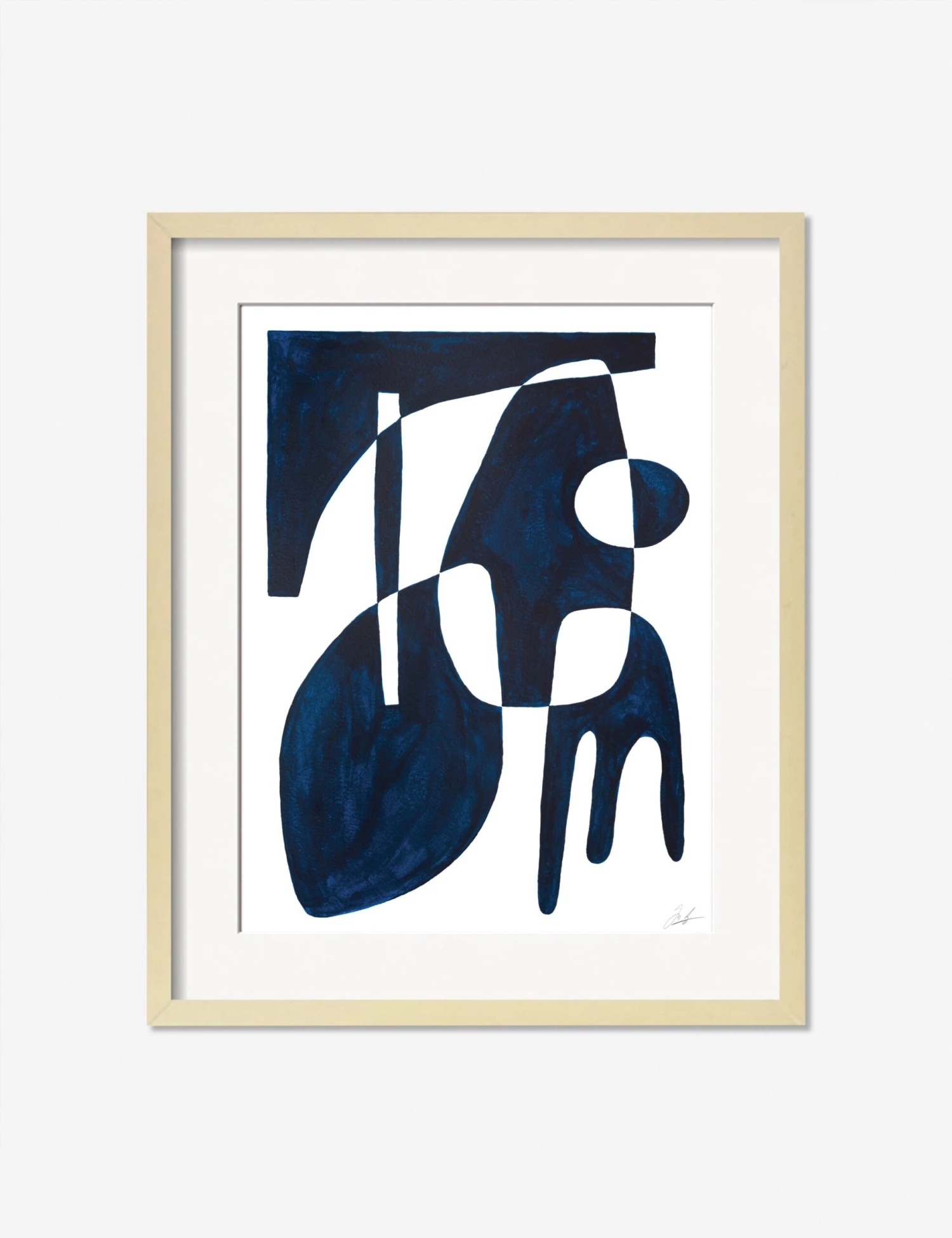 Contrasts Blue Print By Jan SkácelÃk - Image 4