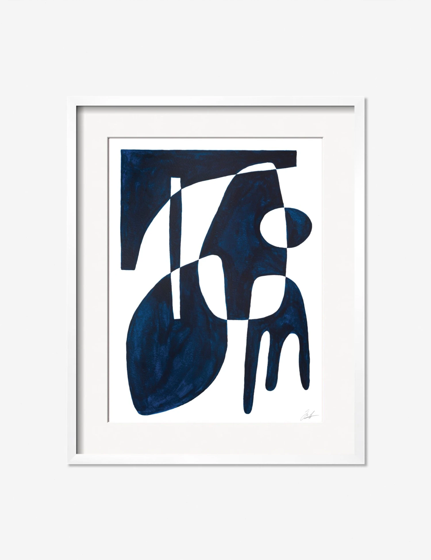 Contrasts Blue Print By Jan SkácelÃk - Image 3