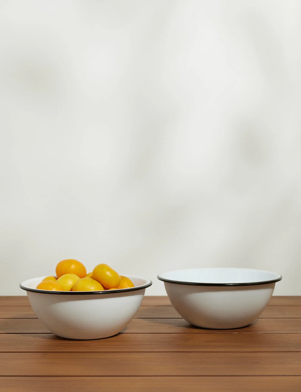 Enamelware Small Serve Bowl (Set Of 2) By Crow Canyon - Image 3