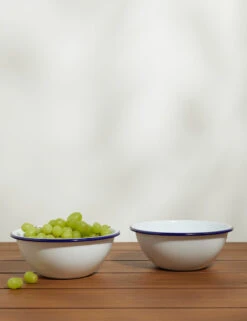 Enamelware Small Serve Bowl (Set Of 2) By Crow Canyon