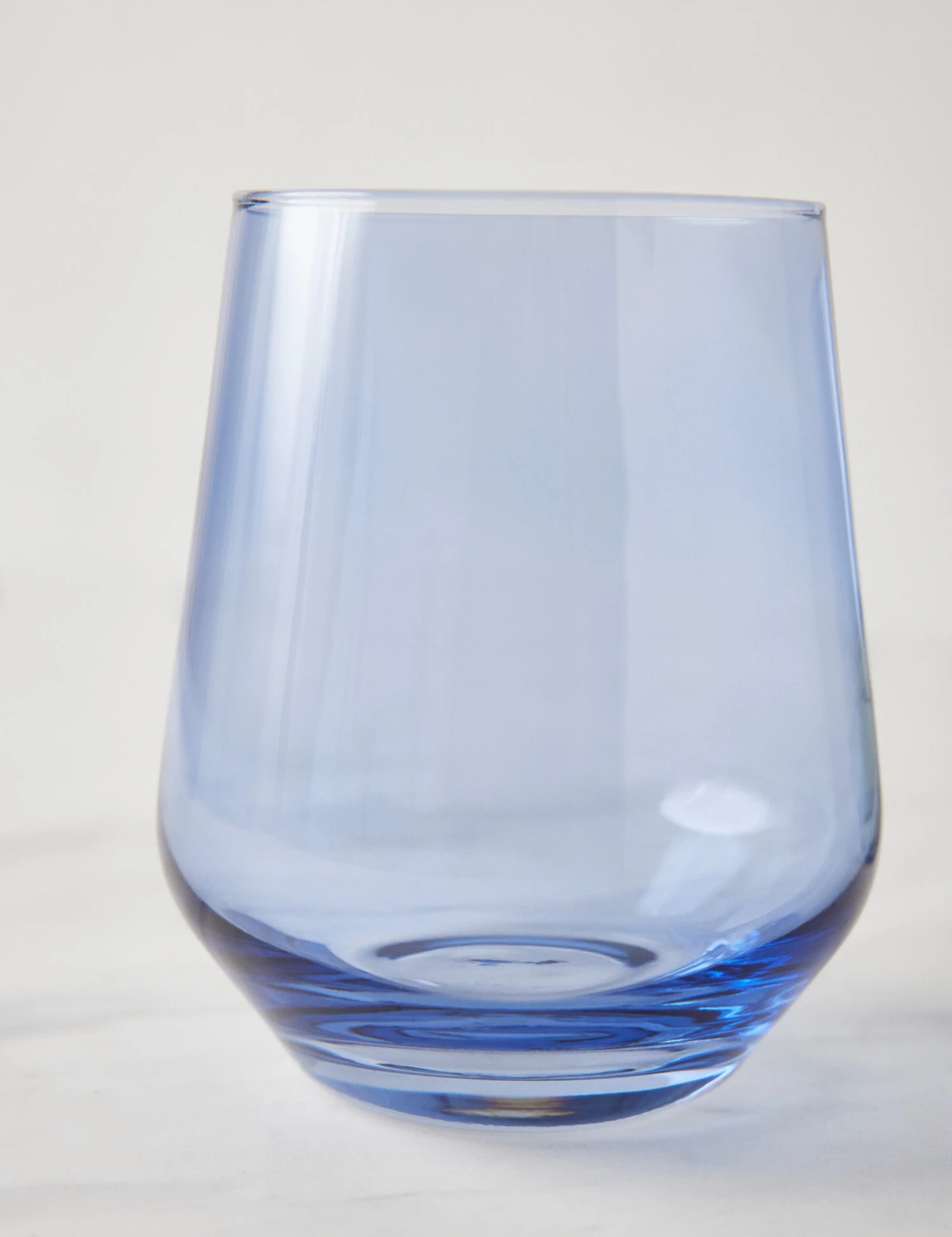 Stemless Wine Glass (Set Of 2) By Estelle Colored Glass - Image 2