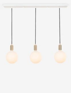 Triple Linear Pendant Light With Sphere IV By Tala