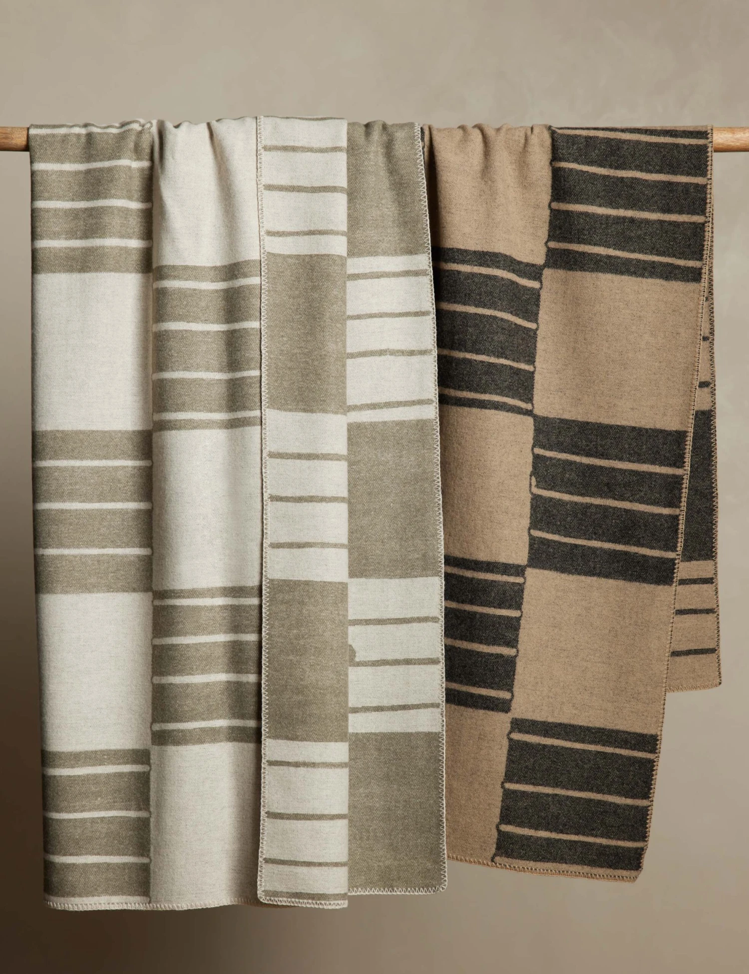 Checkered Wool Throw By Sarah Sherman Samuel - Image 9