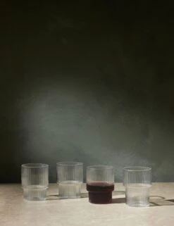 Ripple Glasses (Set Of 4) By Ferm Living