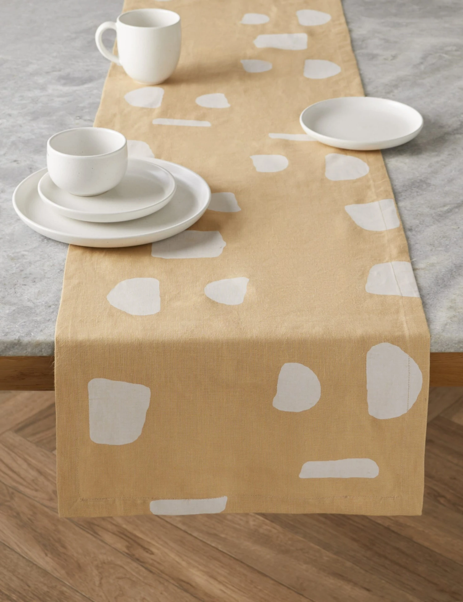 Trench Linen Table Runner By Hadiya Williams