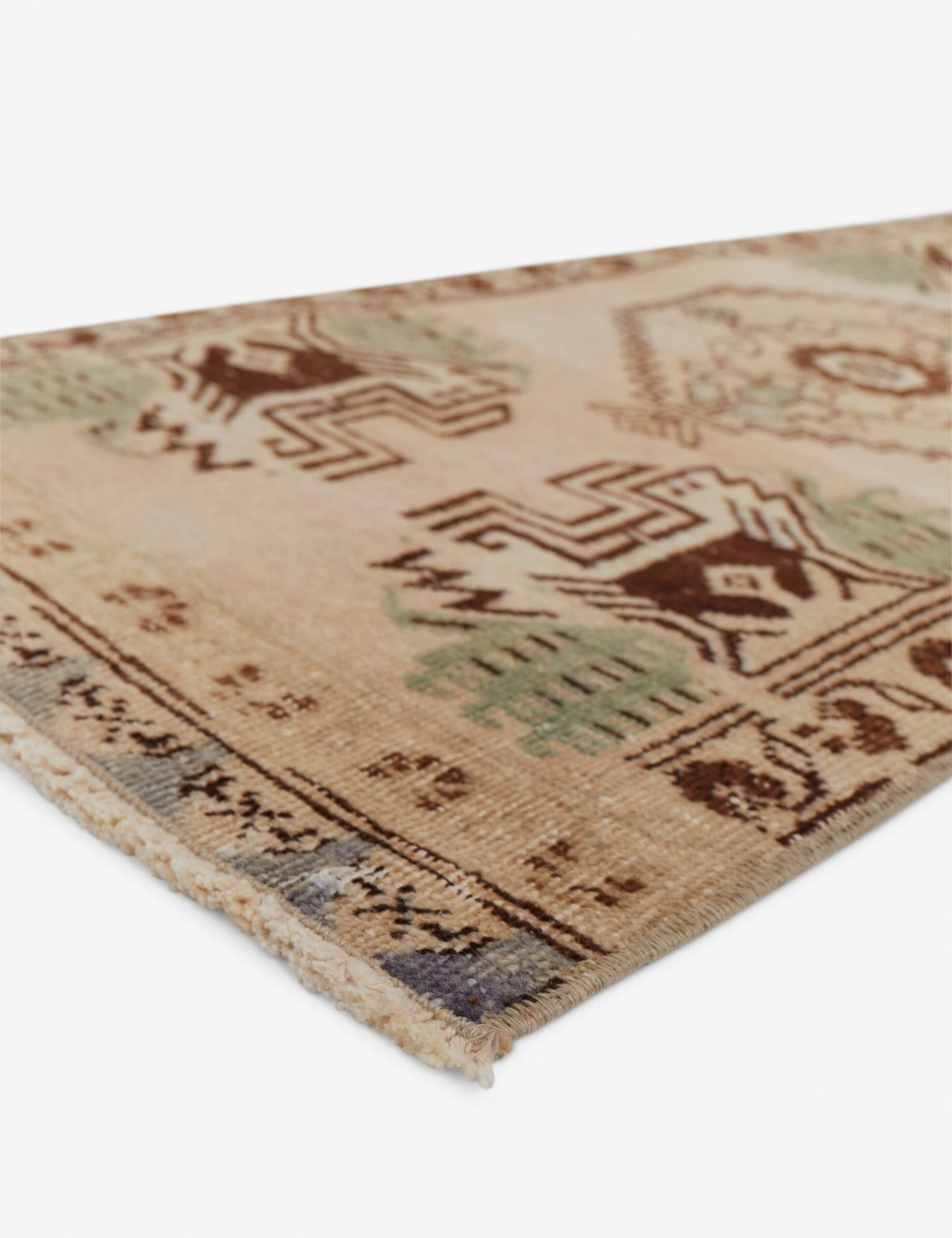 Vintage Turkish Mini Rug No. 168, 1'5" X 3'3" - Image 2