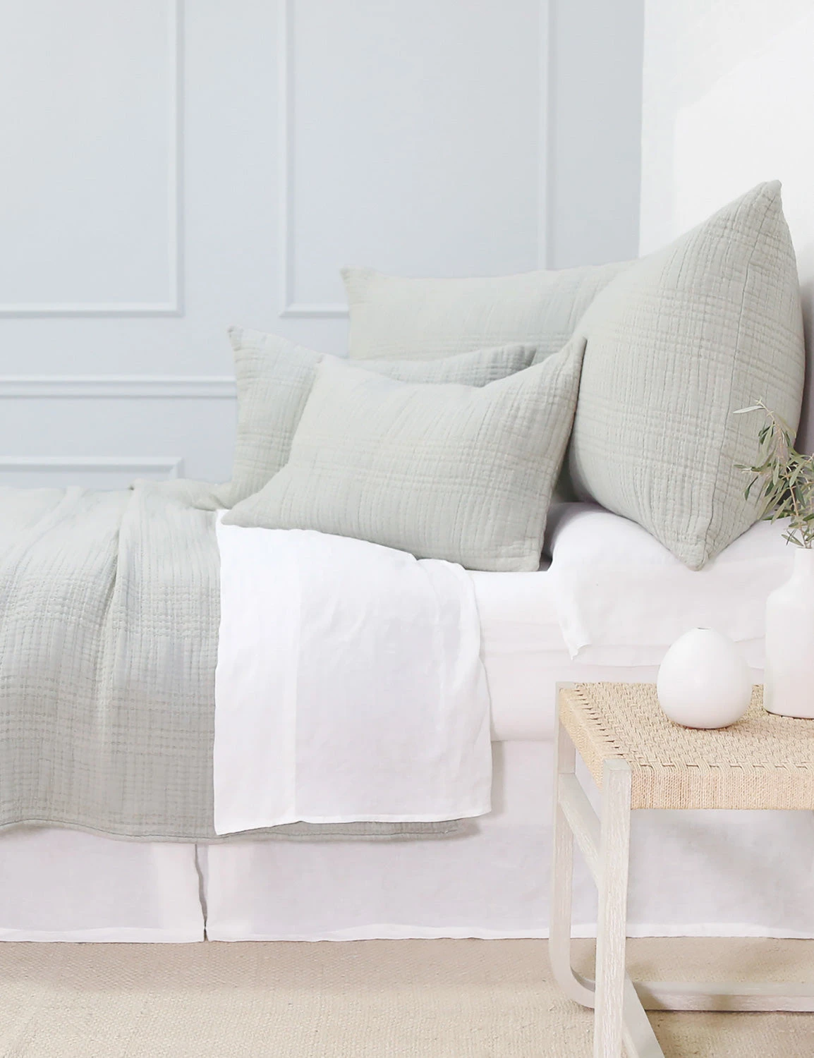 Arrowhead Textured Cotton Sham By Pom Pom At Home - Image 2