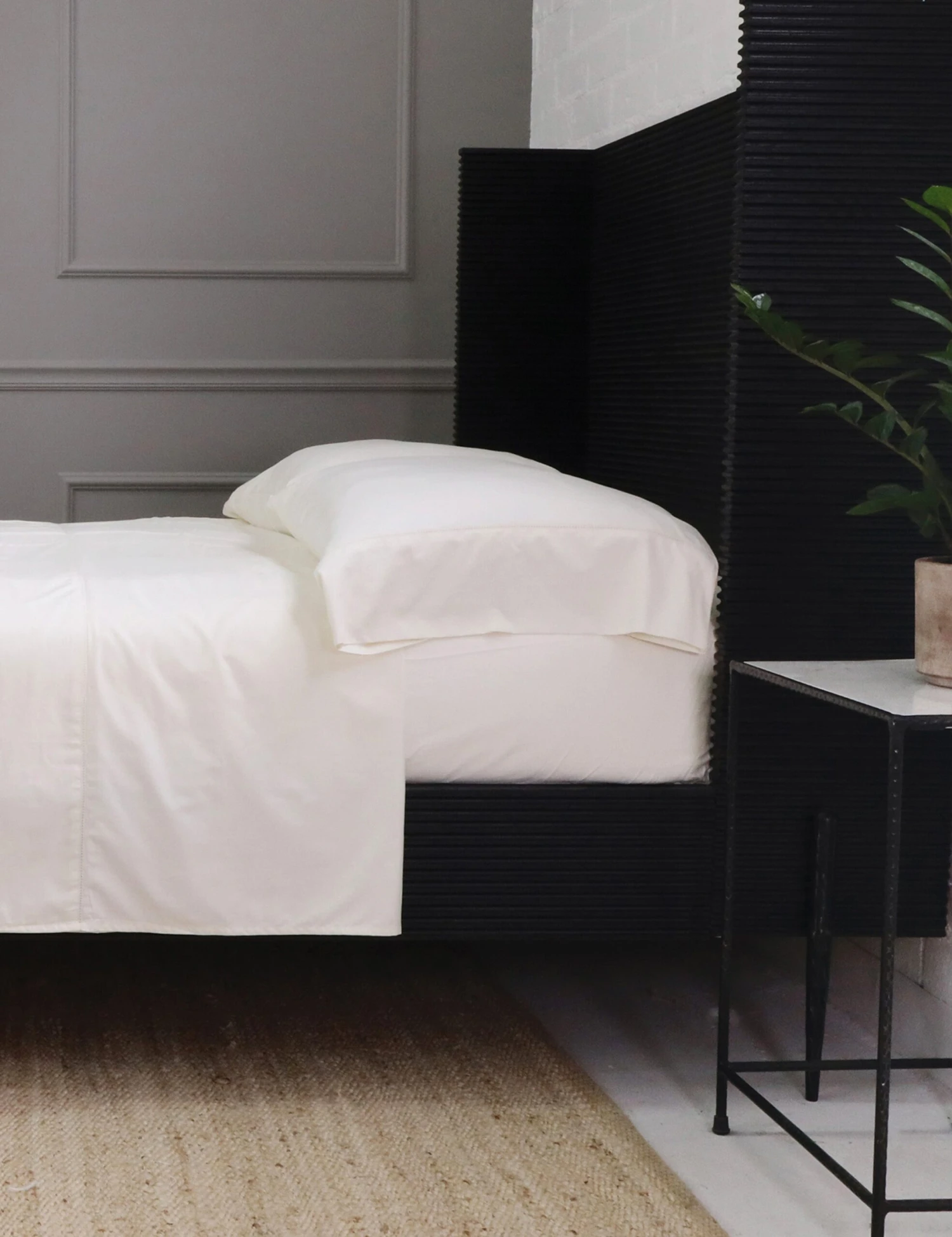 Classico Hemstitch Cotton Sateen Sheet Set By Pom Pom At Home - Image 2