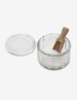 Glass Salt Pot With Scoop