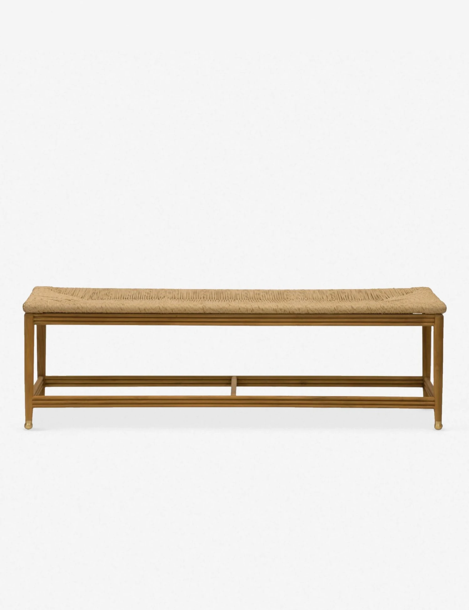 Morris & Co. Kelmscott Rush Indoor / Outdoor Bench - Image 4