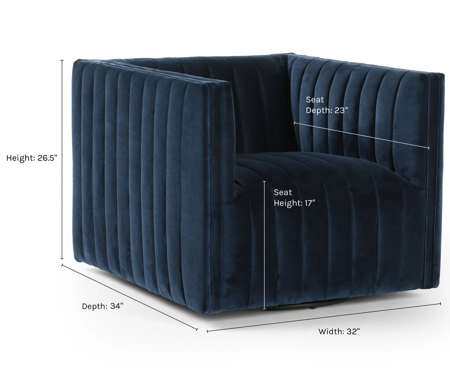 Roz Swivel Chair - Image 5