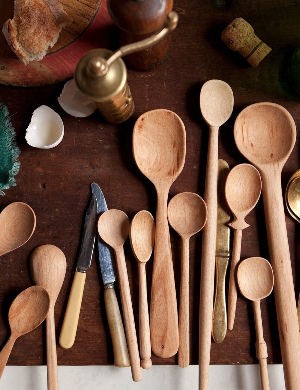 Baker's Dozen Assorted Wood Spoons - Image 3