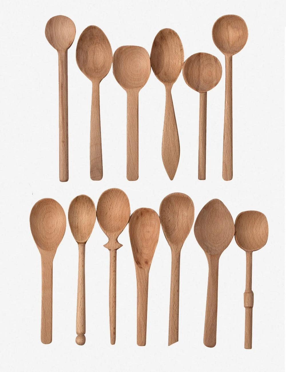 Baker's Dozen Assorted Wood Spoons - Image 2