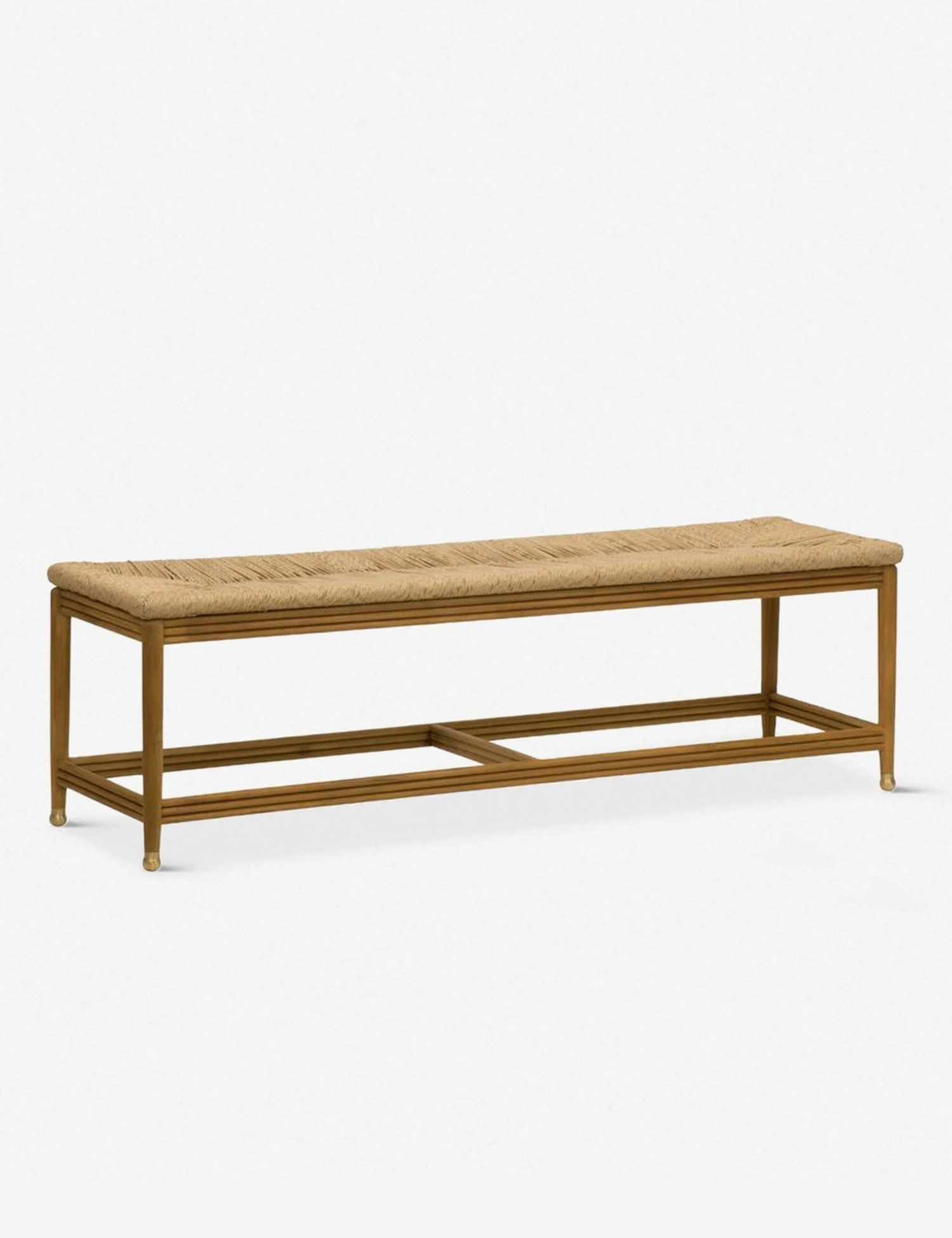 Morris & Co. Kelmscott Rush Indoor / Outdoor Bench - Image 5